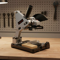 Multi Function Angle Grinder Stand Sturdy Construction Grinder Cutting Stand Heavy Duty Hardware Attachment Wide Compatibility for Workshop, Garage