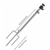 Fishing Lamp Holder Telescopic Adjustable Fishing Light Tripod Multi-Angle Ground-Mounted Light Stand for Night Anglers, Riverbank