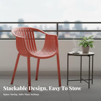 Nordic Design Woven Plastic Chair Indoor and Outdoor Use Household Furniture Colorful choices Enhanced Comfort for Cafe Owners, Homeowners, Readers, Balcony, Reception Area, Living Room, Home Office