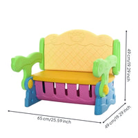 Chair Indoor Chair with Armrests No Assembly Armchair for Playroom, Bedroom, Learning Corner
