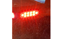 4 Pieces Oval LED Trailer Light Black Housing Red LED Trailer Light Wiring Leads