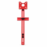 Multifunctional Router Circle Jig Slotted Track Circle Cutting Jig Locking Knobs Router Guide Ruler High Stability for Woodworking Shop
