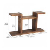 Stand Wood Wooden Tiered Plant Stand Indoor Use Display Shelf for Living Room, Balcony
