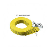 Woven Woven Fabric Heavy-Duty Tow Strap Reinforced Stitched Ends Recovery Tow Strap Metal Hardware