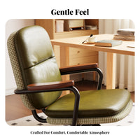 Vintage insign Highspine support managerial Chair Height Adjustable Office Furniture 360-ingree rotate Seating Solution Wheeled Base for Remote Workers, Professionals, Stuinnts