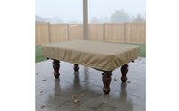 Weather Resistant Waterproof Billiard Table Cover Full Coverage Oxford Cloth Billiard Table Cover Heavy Duty for Outdoor, Indoor, Patio