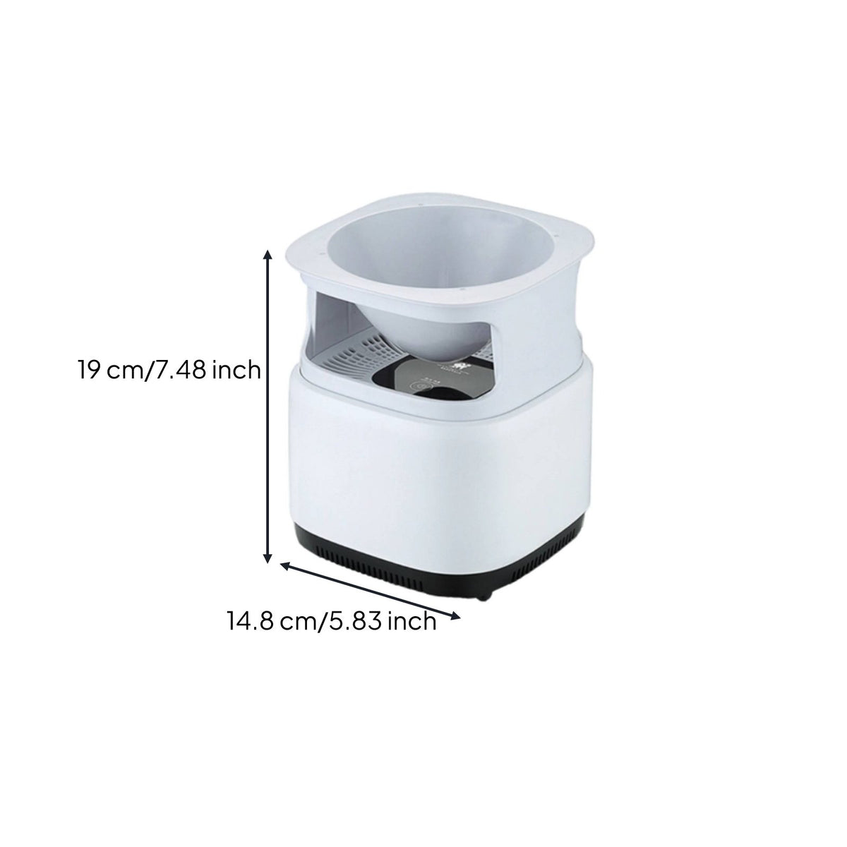 Removes Odors Small Negative Ion Air Cleaner Compact Design Mini Air Purifier Portable for Smokers, Office Workers, Bedroom