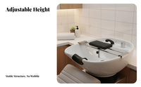 Thai Design Shampoo Headrest Non-Slip Design Stainless Steel Shampoo Bed Pillow Rack Stable and Secure Salon Sink Neck Support Pillow for Barbers, Spa