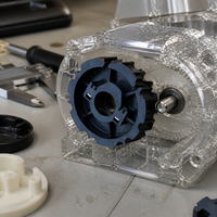 Customizable PEEK Gear and PTFE Irregular Parts for Wear Resistance