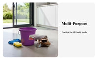 Bucket Multi-General Use Water Bucket Indoor and Outdoor Use Large Tub for Car Owners, Homeowners, Dorm Room, Washroom, Outdoors