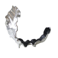Aluminum Fruit Tray Sculptural Decorative Leaf Tray Irregular Household Decoration