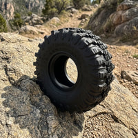 RC Crawler Tire with Sponge Insert Deep-Pattern RC Model Vehicle Tire Sidewall Support Wheel Foam Insert for Hobbyists