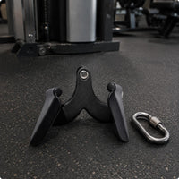 Gym Cable Attachment Handle Dipped Coating Fitness Equipment Non-Slip Exercise Gear