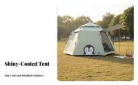 Kids Camping Tent Portable Kids Play Tent Folding for Young Children, Families, Sleepovers, Backyard, Playroom