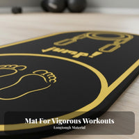 Noise Reducing Treadmill Mat Thickened Design Soundproof Exercise Pad Anti-Slip Shock Absorbing Fitness Mat Moisture-Proof for Apartment Dwellers, Home Gym