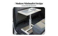 Multi-Functional Foldable Car Desk Easy to Install Car Seat Tray Table Stable Structure Vehicle Dining Tray Sturdy Support for Travelers, Passengers, Distant Workers, Mobile Office, Road Trips, Travel