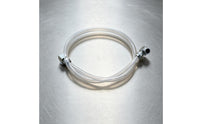 Transparent Flexible Hose with Metal Fittings Resistant to Flexible Hose Tube Tubing Long-Lasting for Mechanics