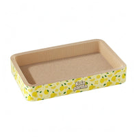 Open Top Cat Scratching Bed Lounge Wear Resistant Scratch Lounge Easy to Clean Cat Scratcher Box Modern Design