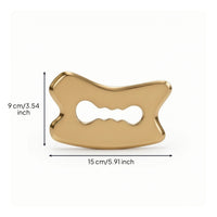 Gua Sha Tool Brass Massager Ergonomic for Physical Treatment, Athletes