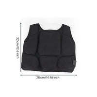 Soft Textured Adjustable Padded Chest Vest Padded Chest Protector Training Vest