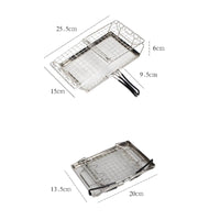 Foldable Portable Outdoor Bread Toaster Compact Folding Camping Toaster Easy to Stow Camping Toast Grill Even Heating for Campers