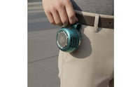 Lightweight Portable Waist Fan Hands-Unrestricted Small Attachable Fan 360° Rotatable Brushless Engine for Outdoor, Travel