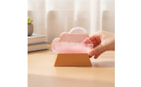 Weather Glass with Wood Base Tabletop Nebula Weather Bottle Clear Weather Predictor Bottle for Desk, Office, Bedside Table