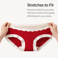 Underwear Women High Waist Breathable Knickers Multipack, Plus Size Postpartum Period Pants with Special Material
