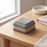 Jewelry Display Tray Refined Jewelry Tray with Brocade Trim Padded for Collectors, Vanity, Dresser