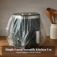 Kitchen Appliance Dust Cover Dustproof Small Appliance Protector Extra Large Clear Dust Cover for Homemakers, Renters, Home, Moving, Storage
