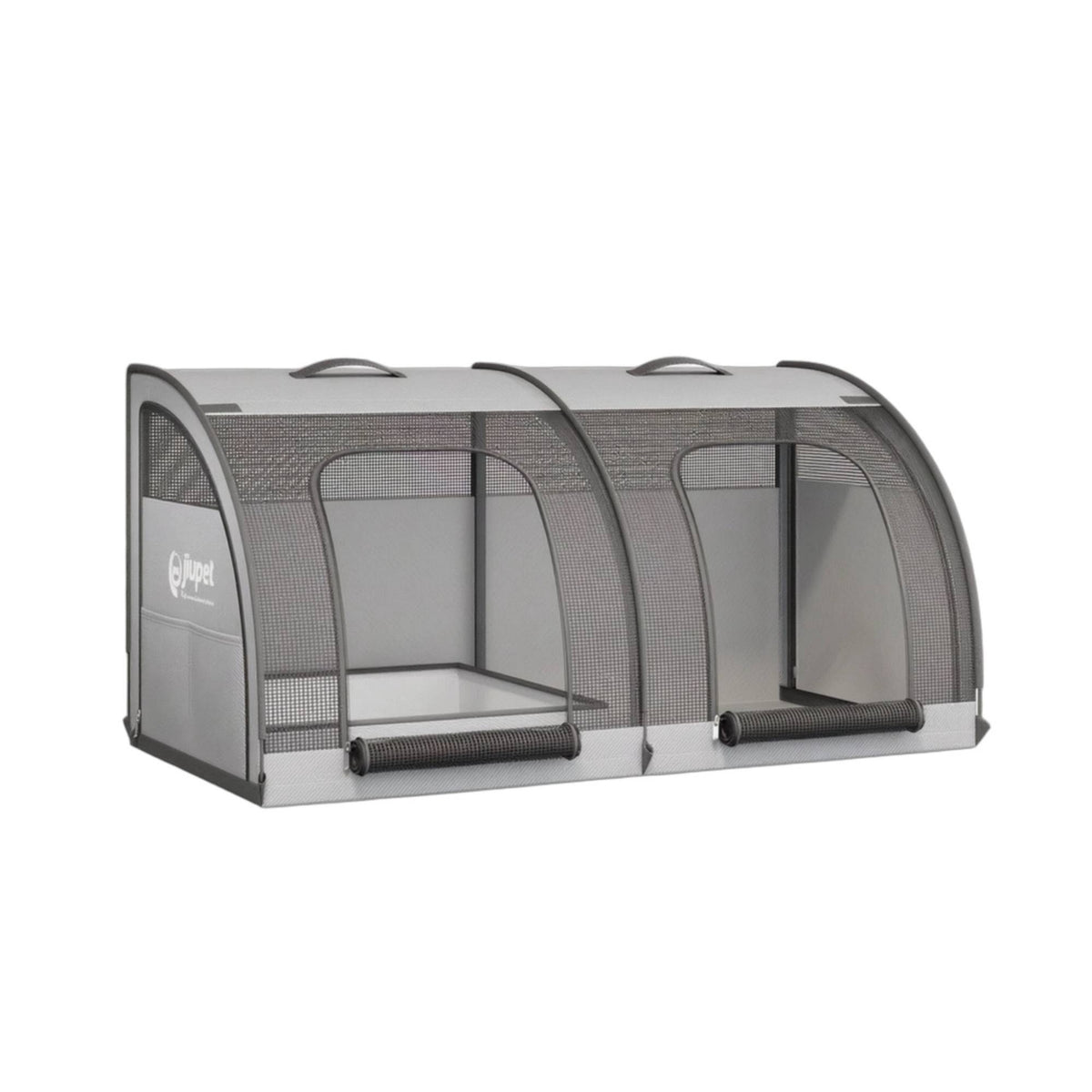 Foldable Car Pet Kennel Breathable Pet Kennel with Mesh Panels Travel-Friendly Foldable Crate for Trunk