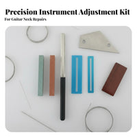 6 Pieces Fretboard Protection Guitar Fret Dressing Kit Portable Fret Polishing Tool Set Universal for Guitarists, Home Studio, Music Room