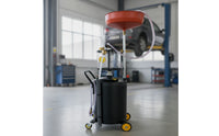 Oil Drain with Measuring Cup 80L Oil Drain Machine Vertical Pneumatic Drainer for Garages