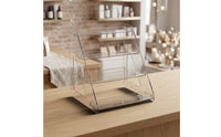 Tiered Acrylic Display Stand 4-Tier Display Stand with Tiers Acrylic Riser Clear Transparent for Collectors, Countertop, Vanity