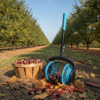 Handheld Fruit Picker Basket-Style Fruit Picker with Pole Adjustable Sturdy for Gardeners, Orchards