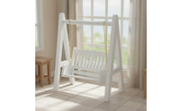 1:12 Dollhouse Swing Refined White Dollhouse Swing Even Surface