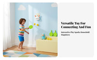 Parent-Child Interaction Hand-Eye Coordination Toy Portable & Space-Saving Hanging Table Tennis Practice Tool Improves Concentration