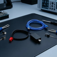 2 Pieces USB Debugging Cable Compact Control Cable Wired for Bench Testing