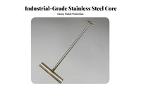 T-Handle Manhole Hook Multi-Functional Stainless Steel Pull Hook Manhole Cover Lifter for Workers, Outdoor, Warehouse