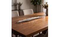 Boat Tray Aluminum Long decorative Tray Sleek for Dining Table