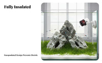 Aquarium Water Circulator Noiseless Submersible Circulation Pump Strong Suction Cup Fish Tank Water Circulator for Freshwater Aquariums, Coral Tanks