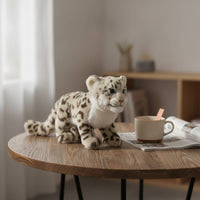 Snow Leopard Stuffed Animal Fuzzy Toy Adorable for Collectors