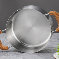 6 Pieces Soup Pot Set with Handles Stainless Steel Soup Pot Set Induction Compatible Pots for Home Cooks, Renters, Kitchen, Meal Prep