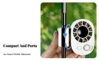 Portable Mini Umbrella Fan Quiet Operation Attach-on Fan Lightweight for Travelers, Commuters, Hot Environments, Commute, Camping