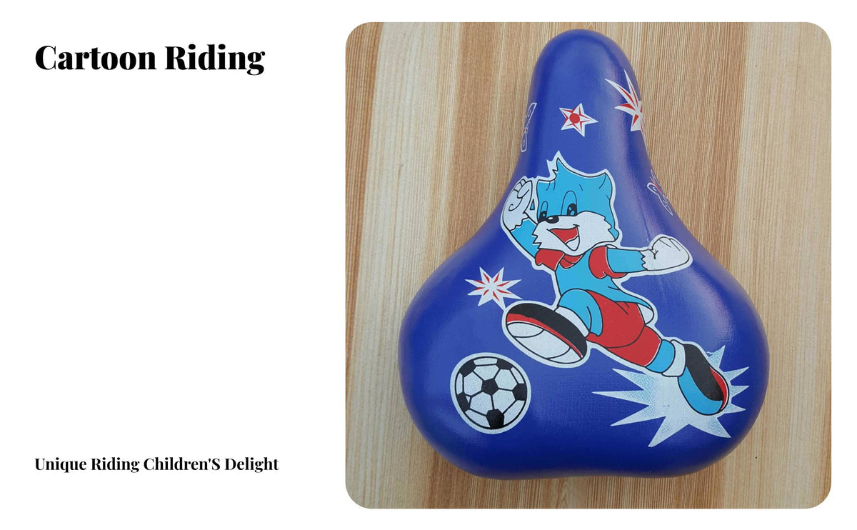 Kids Bike Seat Comfortable Children's Cycle Saddle Shock Absorbing Child's Cycle Saddle Pad