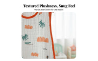 Antimovement-restricting Design Sleeveless Gauze sleep garment Breathable Sleeveless Infant Gown Lightweight infant sleep garment Soft and Gentle for Newborns, young children, Air-Conditia little childd Room, nighttime, rest period Time, Indoors