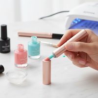 Gradient Blooming Blush Silicone Pen for Mirror Powder Nail Art