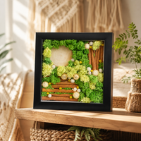 moss art frame