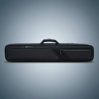 7-Slot Pool Cue Case Adjustable Shoulder Strap Billiard Carrying Case Soft Interior Lining Leatherette Cue Tube for Storage, Tournaments