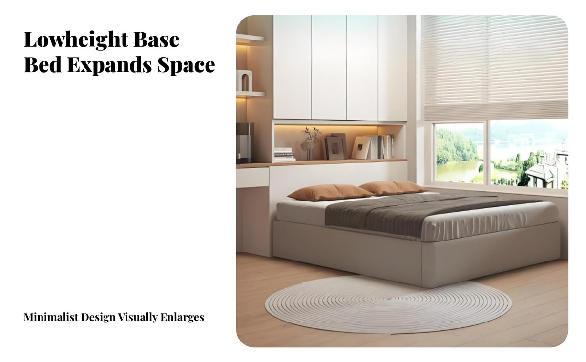 Platform-& design & design raisetop Storage Bed Space Saving Gas raise Ottoman Frame Slatted sturdy Bedroom Furniture box-boxlessNoisenoiseless boxless Needed for Apartment Dwellers, homeowners, Students, Small areas, Guest Room